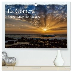 La Gomera Sonne, Meer und Vulkane (hochwertiger Premium Wandkalender 2025 DIN A2 quer), Kunstdruck in Hochglanz