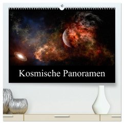 Kosmische Panoramen (hochwertiger Premium Wandkalender 2025 DIN A2 quer), Kunstdruck in Hochglanz