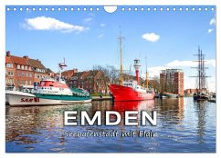 EMDEN Seehafenstadt mit Flair (Wandkalender 2025 DIN A4 quer), CALVENDO Monatskalender - Calvendo;Dreegmeyer, Andrea