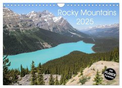 Rocky Mountains 2025 (Wandkalender 2025 DIN A4 quer), CALVENDO Monatskalender