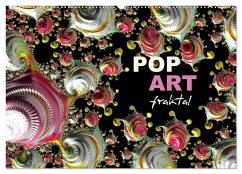 POP ART fraktal (Wandkalender 2025 DIN A2 quer), CALVENDO Monatskalender