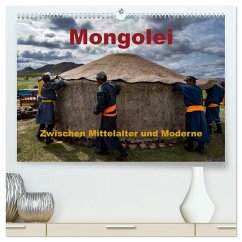 Mongolei - Zwischen Mittelalter und Moderne (hochwertiger Premium Wandkalender 2025 DIN A2 quer), Kunstdruck in Hochglanz