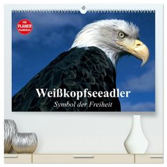 Weißkopfseeadler. Symbol der Freiheit (hochwertiger Premium Wandkalender 2025 DIN A2 quer), Kunstdruck in Hochglanz - Calvendo;Stanzer, Elisabeth