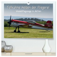 Tollkühne Helden der Fliegerei - Modellflugzeuge in Aktion (hochwertiger Premium Wandkalender 2025 DIN A2 quer), Kunstdruck in Hochglanz - Calvendo;Teßen, Sonja