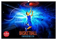 Basketball Fantasiewelten (Wandkalender 2025 DIN A2 quer), CALVENDO Monatskalender - Calvendo;Meutzner, Dirk