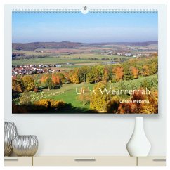 Die Wetterau mit Mundart-Statements (hochwertiger Premium Wandkalender 2025 DIN A2 quer), Kunstdruck in Hochglanz - Calvendo;Exner, kexDESIGN, Kornelia