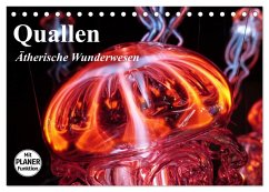 Quallen. Ätherische Wunderwesen (Tischkalender 2025 DIN A5 quer), CALVENDO Monatskalender