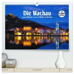 Die Wachau - An der Donau zwischen Melk und Krems (hochwertiger Premium Wandkalender 2025 DIN A2 quer), Kunstdruck in Hochglanz