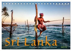 Sri Lanka - Paradies im indischen Ozean (Tischkalender 2025 DIN A5 quer), CALVENDO Monatskalender - Calvendo;Benninghofen, Jens