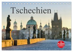 Tschechien (Tischkalender 2025 DIN A5 quer), CALVENDO Monatskalender