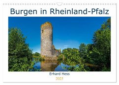 Burgen in Rheinland-Pfalz (Wandkalender 2025 DIN A3 quer), CALVENDO Monatskalender