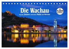 Die Wachau - An der Donau zwischen Melk und Krems (Tischkalender 2025 DIN A5 quer), CALVENDO Monatskalender