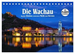 Die Wachau - An der Donau zwischen Melk und Krems (Tischkalender 2025 DIN A5 quer), CALVENDO Monatskalender - Calvendo;LianeM