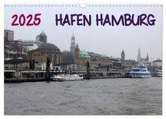 Hafen Hamburg 2025 (Wandkalender 2025 DIN A3 quer), CALVENDO Monatskalender