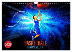Basketball Fantasiewelten (Wandkalender 2025 DIN A4 quer), CALVENDO Monatskalender - Calvendo;Meutzner, Dirk
