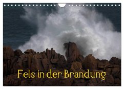 Fels in der Brandung (Wandkalender 2025 DIN A4 quer), CALVENDO Monatskalender