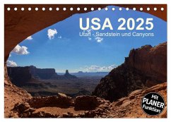 USA 2025 Utah - Sandstein und Canyons (Tischkalender 2025 DIN A5 quer), CALVENDO Monatskalender - Calvendo;Zimmermann, Frank