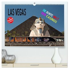 Las Vegas - Die bunte Welt der Casinos (hochwertiger Premium Wandkalender 2025 DIN A2 quer), Kunstdruck in Hochglanz - Calvendo;Hallweger, Christian