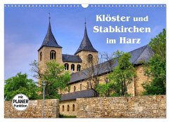 Klöster und Stabkirchen im Harz (Wandkalender 2025 DIN A3 quer), CALVENDO Monatskalender
