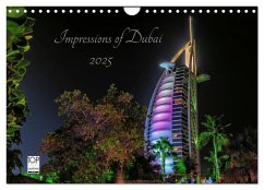 Impressions of Dubai 2025 (Wandkalender 2025 DIN A4 quer), CALVENDO Monatskalender