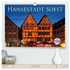 Hansestadt Soest (hochwertiger Premium Wandkalender 2025 DIN A2 quer), Kunstdruck in Hochglanz - Calvendo;boeTtchEr, U
