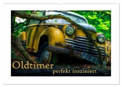 Oldtimer perfekt insziniert (Wandkalender 2025 DIN A2 quer), CALVENDO Monatskalender