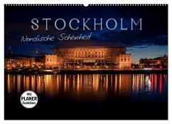 Stockholm - Nordische Schönheit (Wandkalender 2025 DIN A2 quer), CALVENDO Monatskalender