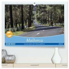 Mallorca: Die schönsten Landschaften für Rennradfahrer (hochwertiger Premium Wandkalender 2025 DIN A2 quer), Kunstdruck in Hochglanz