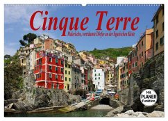 Cinque Terre - Malerische, verträumte Dörfer an der ligurischen Küste (Wandkalender 2025 DIN A2 quer), CALVENDO Monatskalender