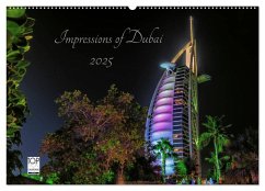 Impressions of Dubai 2025 (Wandkalender 2025 DIN A2 quer), CALVENDO Monatskalender