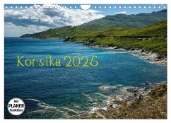 Korsika 2025 (Wandkalender 2025 DIN A4 quer), CALVENDO Monatskalender