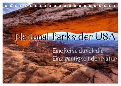 National-Parks der USA (Tischkalender 2025 DIN A5 quer), CALVENDO Monatskalender