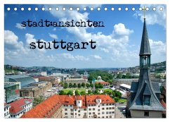 stadtansichten stuttgart (Tischkalender 2025 DIN A5 quer), CALVENDO Monatskalender