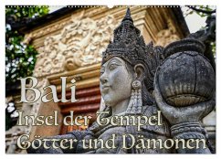 Bali - Insel der Tempel, Götter und Dämonen (Wandkalender 2025 DIN A2 quer), CALVENDO Monatskalender