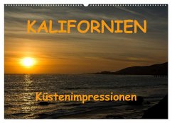 KALIFORNIEN Küstenimpressionen (Wandkalender 2025 DIN A2 quer), CALVENDO Monatskalender