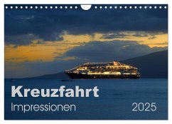 Kreuzfahrt Impressionen (Wandkalender 2025 DIN A4 quer), CALVENDO Monatskalender