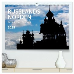 Russlands Norden 2025 (hochwertiger Premium Wandkalender 2025 DIN A2 quer), Kunstdruck in Hochglanz