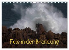 Fels in der Brandung (Wandkalender 2025 DIN A3 quer), CALVENDO Monatskalender