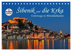 ¿ibenik und die Krka - Unterwegs in Mitteldalmatien (Tischkalender 2025 DIN A5 quer), CALVENDO Monatskalender