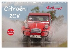 Citroën 2CV - Ente rot (Wandkalender 2025 DIN A3 quer), CALVENDO Monatskalender