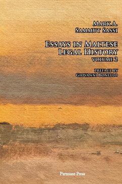 Essays in Maltese Legal History Volume 2 - Sammut Sassi; Mifsud Bonnici, Giuseppe