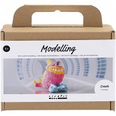 Creativ Company DIY Sets Modellieren Mini Kreativ Set Modellieren, Neonpink, Monster Freddy, Kreativ Box Creativ Company DIY Sets Modellieren Mini Kreativ Set Modellieren, Neonpink, Monster Freddy, Kreativ Box