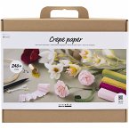 Creativ Company DIY Sets Krepppapier Maxi Kreativ Set Krepppapier, Blumen, Kreppanteil: 180%, 105 g, Kreativ Box
