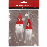Creativ Company DIY Sets Filz & Fleece Mini Kreativ Set, Weihnachtswichtel zum Aufhängen, H 11 cm, Kreativ Box Creativ Company DIY Sets Filz & Fleece Mini Kreativ Set, Weihnachtswichtel zum Aufhängen, H 11 cm, Kreativ Box