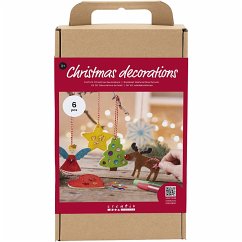 Creativ Company DIY Sets Dekoartikel Kreativ Set Weihnachtsschmuck, Ausmalen, Kreativ Box
