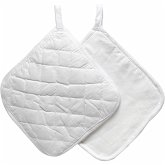 Creativ Company Küchentextilien Topflappen, Weiß, 20x20 cm, 145 g, 1 Paar Creativ Company Küchentextilien Topflappen, Weiß, 20x20 cm, 145 g, 1 Paar