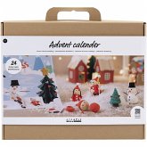 Creativ Company DIY Sets Adventskalender Basteln und Modellieren, Kreativ Box
