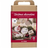 Creativ Company DIY Sets Modellieren Kreativ Set Weihnachtsschmuck, Ton, lufttrocknend, Kreativ Box