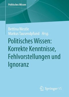 Cover Politisches Wissen: Korrekte Kenntnisse, Fehlvorstellungen und Ignoranz (eBook, PDF)