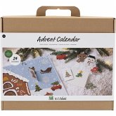 Creativ Company DIY NABBI BioBeads Bügelperlen Adventskalender, 24 Designs